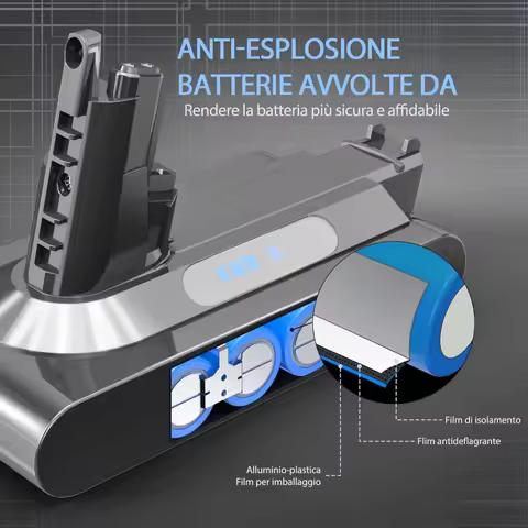for Dyson V10 SV12 6Ah Battery for Cyclone V10/Animal/Absolute/Motorhead/Fluffy Vacuum Cleaner, Rech
