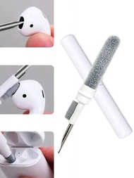 1 件耳機清潔套件:airpods Pro 清潔筆、盒子和刷子 - 保持您的耳機清潔並受到保護