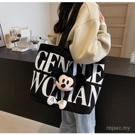 Beg Tote Mickey Kartun Baharu 2025 Beg Kanvas Beg Bahu Wanita