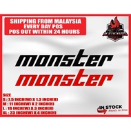 MONSTER CAR STICKERS KERETA STICKER INITIAL D EVO 3 EVO 4 MITSUBISHI EMPEROR CLUB