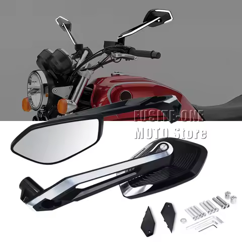 High definition wide-angle adventure motorcycle accessory side rearview mirror For Honda CB1100 400 