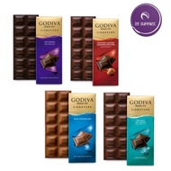 【Ready Stocks】Godiva Signature Chocolate Bar 90g (72% Cocao Dark Choc/Almond Dark Choc/Milk Choc/Sea Salt Dark Choc)