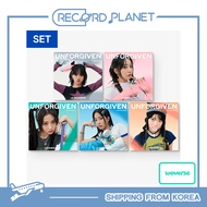 [POB] LE SSERAFIM - JAPAN 2nd Single [UNFORGIVEN] Solo Jacket SET ONLY + Free Gift
