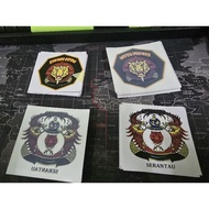 Gayong and gayong commando motorcycle car stickers