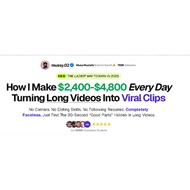 [Make Money Video Course]-AI Clipping Method 2.0 - How i Make $2,400-$4,800 | Learn Earn money Onlin