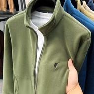 Work Wearable Polar Fleece Jacket Men Fleece Jacket Autumn Winter Construction Site Worker Dirt-Resi