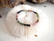 彩虹碧璽水晶手鏈 高貴優雅 日本二手中古珠寶首飾古著