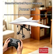 DIY Remote Control Paper Airplane Set Paper Airplane Immediate Change to Remote Control Airplane 2.4
