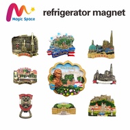 Vienna & Salzburg Austria 3D Resin Fridge Magnet – Creative Magnetic Travel Souvenir