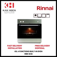 RINNAI RBO-5CSI 61L BUILT-IN OVEN 4 FUNCTIONS *MADE IN ITALY* - 1 YEAR MANUFACTURER WARRANTY + FREE DELIVERY