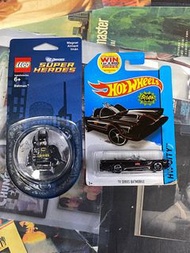 Hotwheels Batmobile & Lego Batman 蝙蝠俠磁石公仔及蝙蝠車