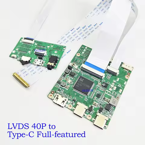 HDMI Type-C to LVDS LED Controller board Kit for N116BGE N133BGE B140XW01 B156XW02 1366*768 40pins 6