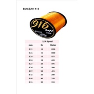[READY STOCK] BOCEAN 916 Soft Fishing line [MADE IN JAPAN]