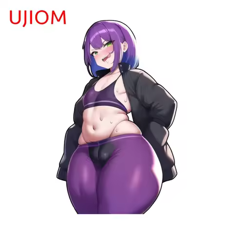UJIOM Femboy Seductive Waifu NSFW Wall Sticker Elegant Attractive Waterproof Graffiti Decal Creative