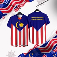 68th Bunga Raya Merdeka Men T-shirt August 31 Malaysia Independence Day Tshirt Merdeka Adult Street 