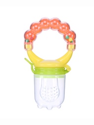 Chupón Sonajero para Bebés con Alimentador de Frutas/Papilla y Sistema de Seguridad