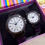 Master-Polo Watch Couple set Men & Women Stainless Steel Watch Jam Tangan