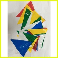 ✦ ∦ ☇ MAKAPAL** Local made** 10 Meters Assorted Color Fiesta Flag Banderitas / Fiesta Banderitas