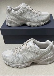 New Balance 530 舒適 網布織物 跑步鞋 淺奶茶色 D寬