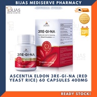ASCENTIA ELDON 3RE-GI-NA (RED YEAST RICE) 60 CAPSULES (EXP: 08/2025)