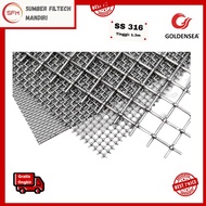Wire Mesh Sieve SS 316 20, 40, 60, 80, 100 (Width 1.3m)