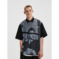 FPA Full Print Portrait Casual Men's Summer Shirt