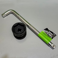 MATA JLD PACKAGE CVT Shock Wrench 39 x 41 mm + Socket Handle L Offset Handle 1/2 Inch Tekiro Double 