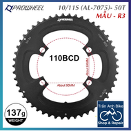 Đĩa Rời Nhôm Xe Đạp PROWHEEL 110BCD 34T / 50T (LOẠI 4 ỐC)