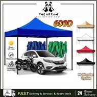【The Option】25kg 10x20Ft Roof Night Market Canopy Camping Tent Khemah Canopy Frame 10x10 White Pole 