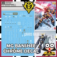 MG BANSHEE CHROME DECAL DALIN DECAL UC01
