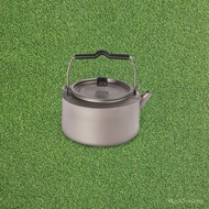 Pure Titanium Portable Kettle Outdoor Camping Travel Large Capacity800ML1000ML Coffee Tea Brewing Ke