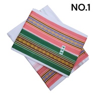 8x4 Nagpuri Special Cotton Veshti/Dhoti Thundu Set with Big Design Border for Men