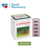 L-Cystin B6 pills help beautify skin, reduce skin aging, dry skin, dark spots, strong hair and nails