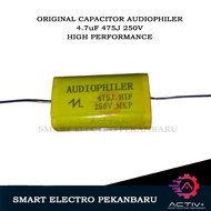 ORIGINAL 4.7uF 475J 250V AUDIOPHILER CAPACITOR MILAR 250V 4.7UF MKP225 250V Capacitor Tweeter Audiop
