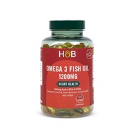 UKHolland&amp;Barrett Omega-3Deep sea fish oil1200mg*120Granule Omega3Concentrated Fish Oil Soft Capsule
