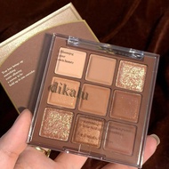Mocha Chocolate Eyeshadow Palette Earth-tone Matte Orange Brown Coffee Pearlescent Explosive Nine C