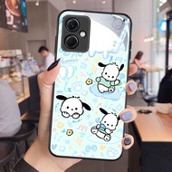 NC-69 Pochacco Glass Case For Xiaomi Redmi 12 13 Note 12 13 Poco X5 Pro