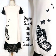 Dapper M Butterfly Embroidery