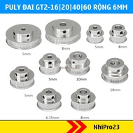 GT2 tough Pulley - GT2 Pulley 5mm shaft 6.35mm 8mm 6mm wide 16/20/40/60 teeth to make moving Pulley