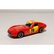 Unbox Tomica Toyota 2000GT Spain Racing Flag Pattern 28 Red/Yellow W7.5 x W3.0 x H3.0 Cm.1/59 No Box