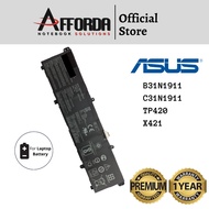 Asus B31N1911 C31N1911 TP420 TP420IA TP470 TP470EZ X421DA Notebook Laptop Battery