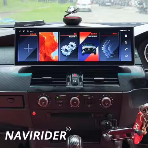 14.9/15.8'' Car Radio For BMW 5 Series E60 E61 CIC CCC System Multimedia Wireless CarPlay Android Au