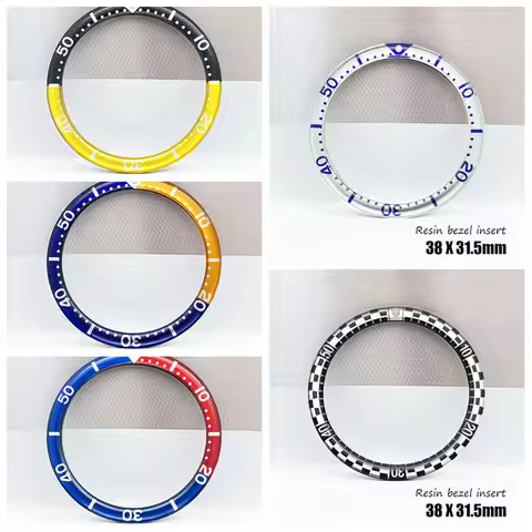 38mm Resin Bezel Insert Watch Bezel Insert Ring Suitable For Series Watches Such As SKX 007 SKX009