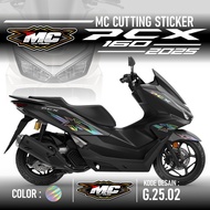 Cutting Sticker Striping PCX 160 NEW 2025 - Aksesoris Motor Stiker Honda PCX 160 2025 Star Bintang M