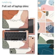 Monterian Style Color Block Art Pattern-PVC Material Sticker-DIY Landscape Pattern-Laptop Skin/Laptop Sticker/Laptop Decoration for IBM Dell Sony Toshiba HP Lenovo ASUS