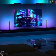 QBK6Q RGB LED Light Bar, RGB Pickup Smart Music Rhythm Lights, Desktop Decoration USB Powered Light 