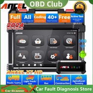Ancel X7 HD 10.1นิ้ว12V/24V Heavy Duty รถบรรทุกอุปกรณ์ Professional OBD Full System Diagnostic Tool