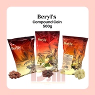 [Ready Stock] Dsm- Beryls Chocolate Coins Compound  White, Milk, Dark 1kg