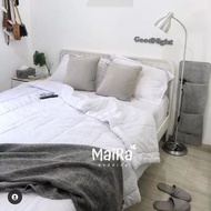 KATUN LOKAL ANTI-SLIDE BED SHEET - LOCAL COTTON BED SHEET - PLAIN BED SHEET - CUSTOM BED SHEET - HOM