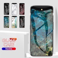 OPPO Find X Case K3 Reno 10x Zoom Marble Tempered Glass Hybrid Hard Slim Back Case Cover